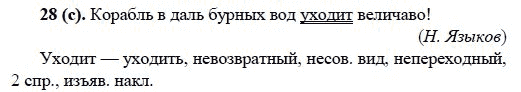 Русский язык, 6 класс, М.М. Разумовская, 2009 - 2012, задание: 28(с)