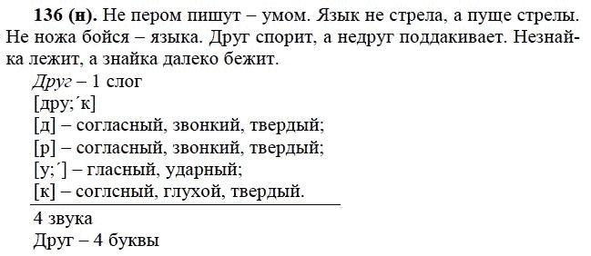 Практика, 6 класс, А.К. Лидман-Орлова, 2006 - 2012, задание: 136 (н)