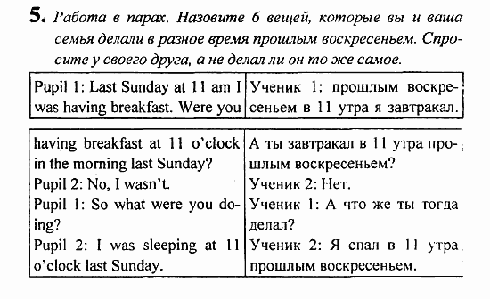 Student's Book - Activity book - Reader, 6 класс, Кузовлев, Лапа, 2007, урок 4 Задание: 5