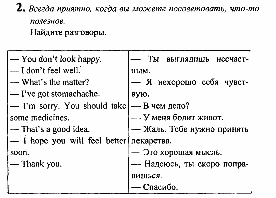 Student's Book - Activity book - Reader, 6 класс, Кузовлев, Лапа, 2007, урок 8 Задание: 2