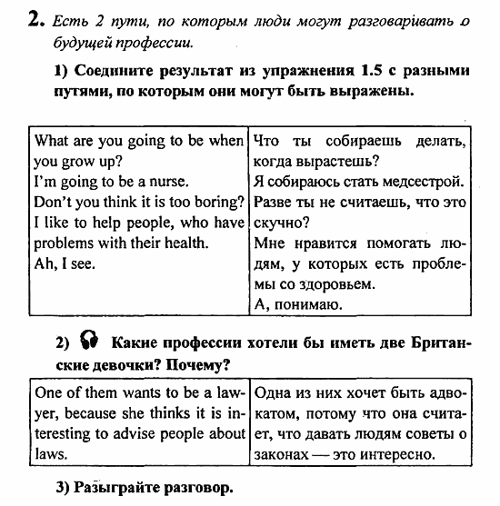 Student's Book - Activity book - Reader, 6 класс, Кузовлев, Лапа, 2007, урок 9 Задание: 2
