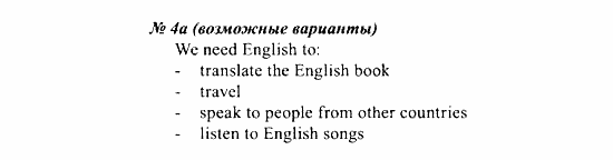 Student's Book - Workbook, 6 класс, Деревянко Н.Н, 2011, Unit 4, Lesson 1 Задание: 4a