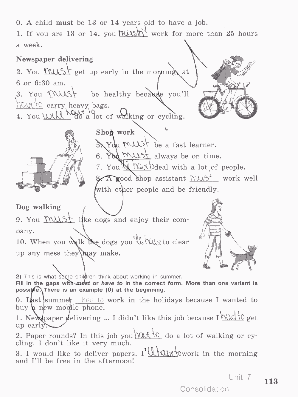 Activity book, 6 класс, Кузовлев, Лапа, 2015, задание: стр. 113