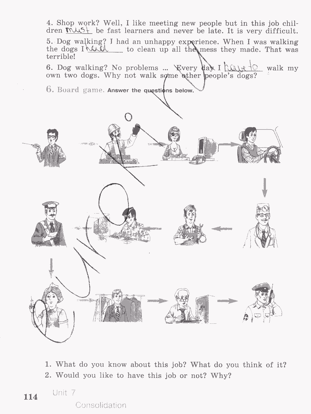 Activity book, 6 класс, Кузовлев, Лапа, 2015, задание: стр. 114