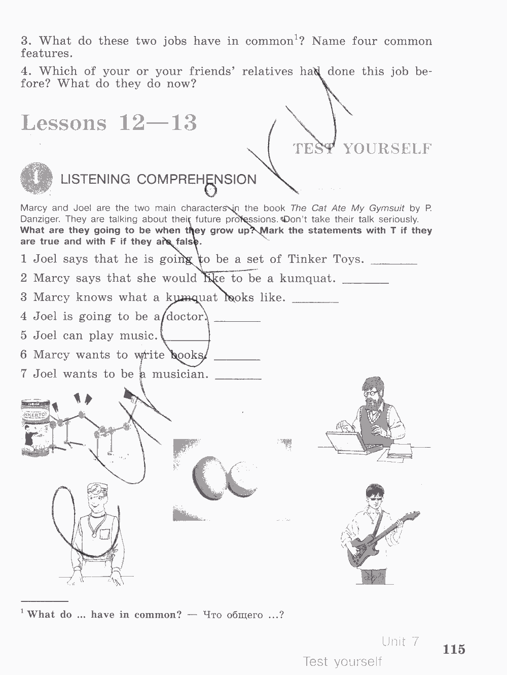 Activity book, 6 класс, Кузовлев, Лапа, 2015, задание: стр. 115