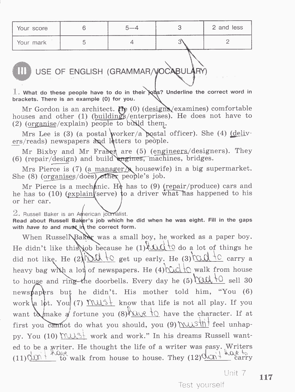 Activity book, 6 класс, Кузовлев, Лапа, 2015, задание: стр. 117