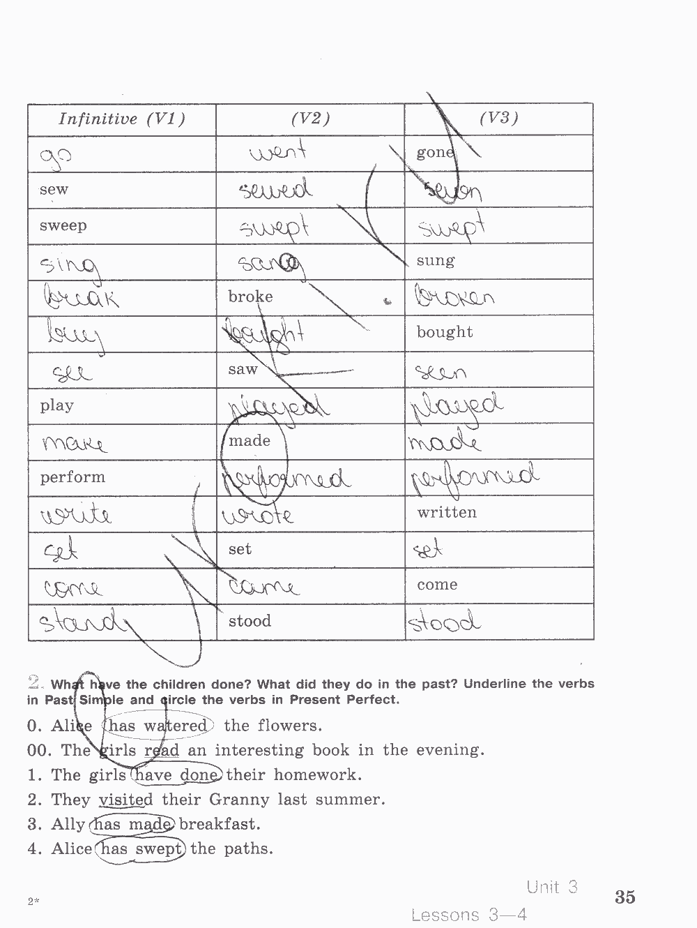 Activity book, 6 класс, Кузовлев, Лапа, 2015, задание: стр. 35