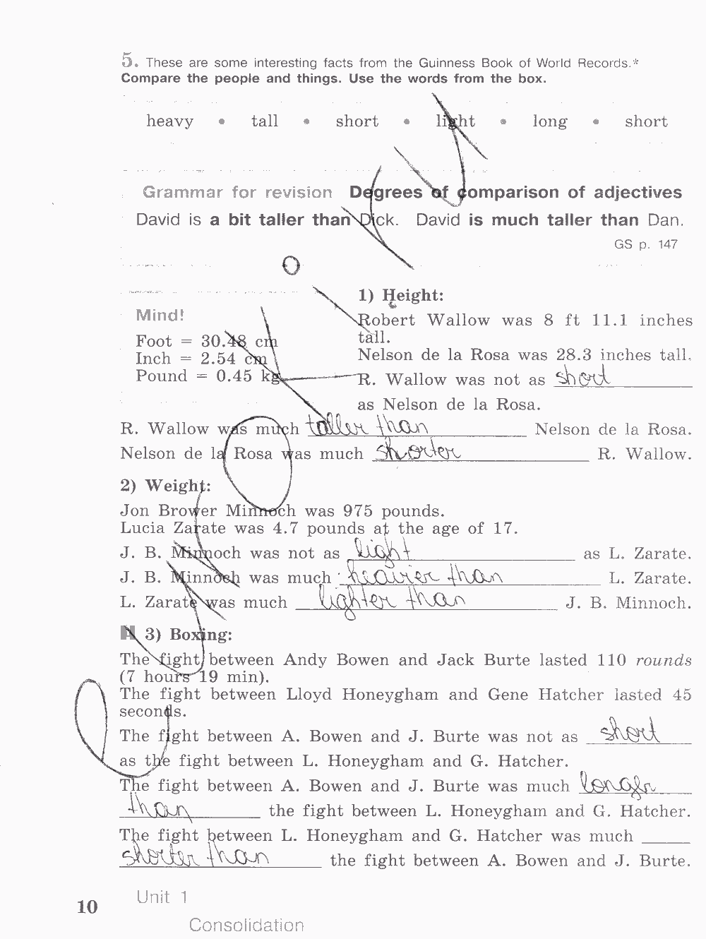 Activity book, 6 класс, Кузовлев, Лапа, 2015, задание: стр. 10