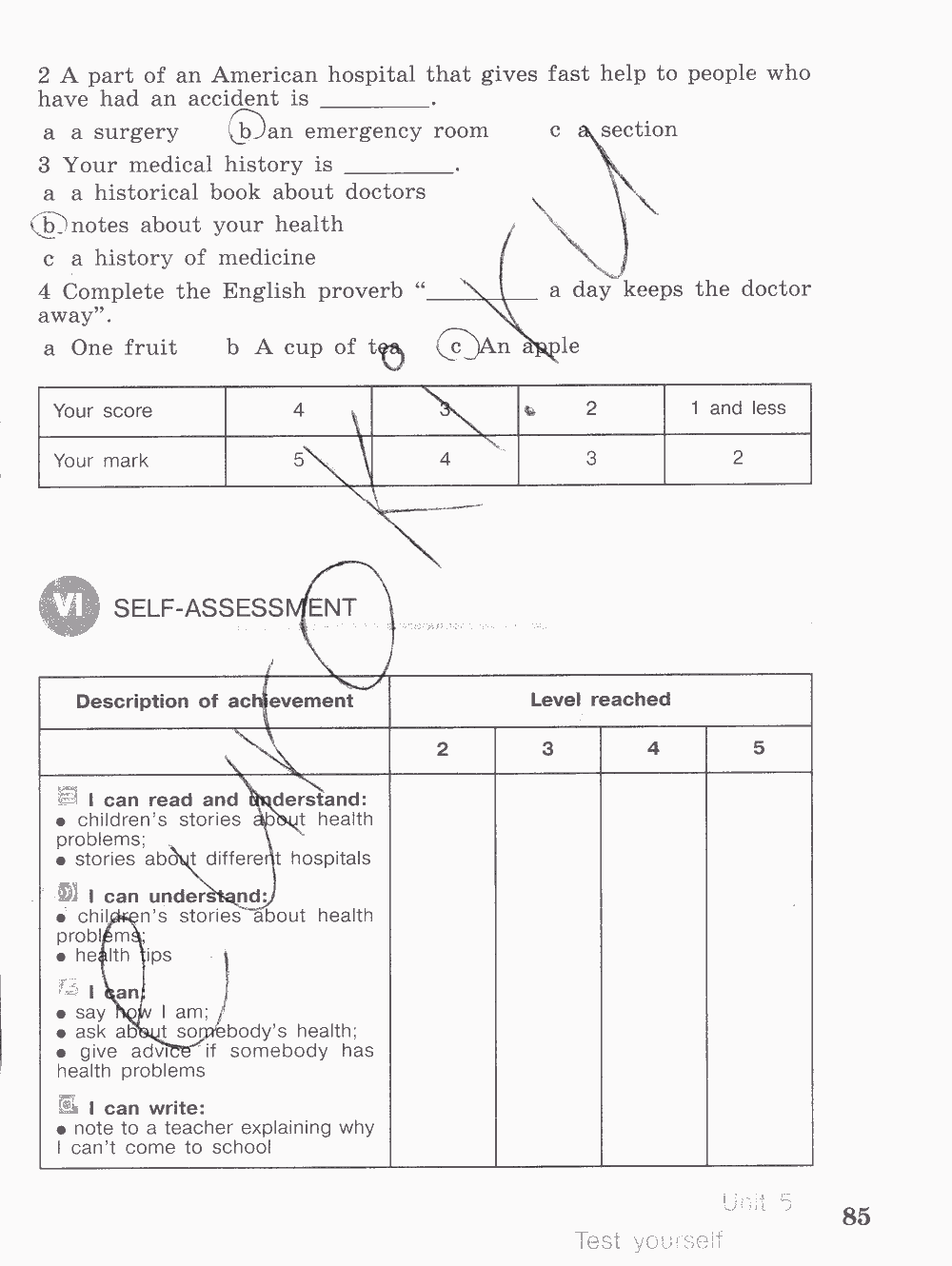 Activity book, 6 класс, Кузовлев, Лапа, 2015, задание: стр. 85