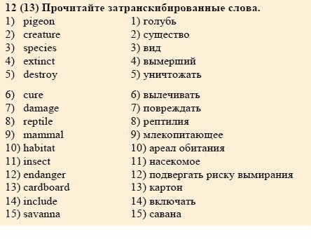 Students Book Activity book - Home reading, 6 класс, Афанасьева, Михеева, 2010-2012, Юнит 4 Задание: 12(13)