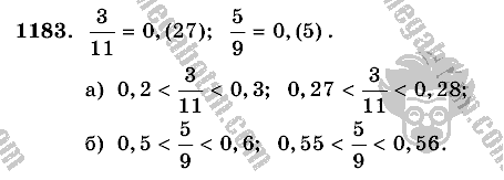 Математика, 6 класс, Виленкин, Жохов, 2004 - 2010, задание: 1183