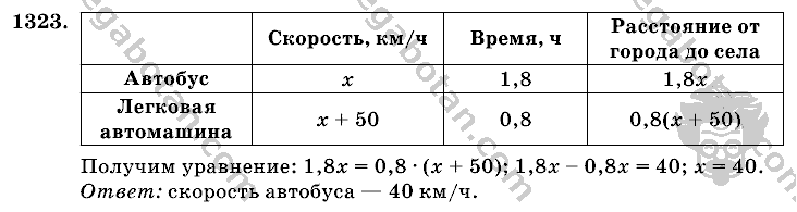 Математика, 6 класс, Виленкин, Жохов, 2004 - 2010, задание: 1323