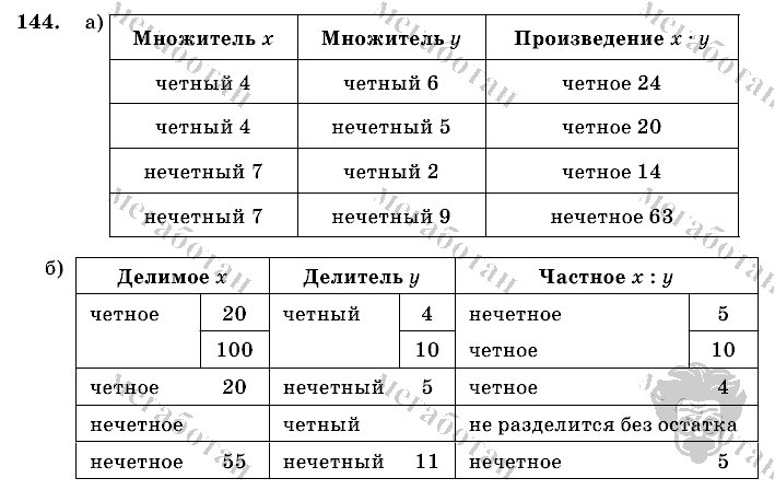 Математика, 6 класс, Виленкин, Жохов, 2004 - 2010, задание: 144