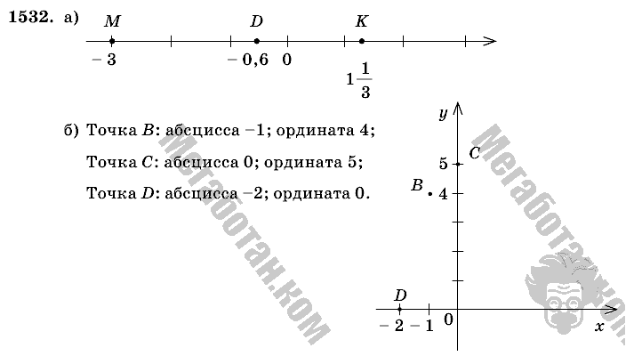 Математика, 6 класс, Виленкин, Жохов, 2004 - 2010, задание: 1532