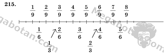 Математика, 6 класс, Виленкин, Жохов, 2004 - 2010, задание: 215