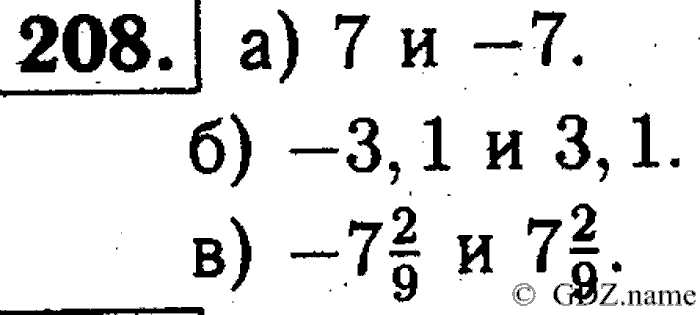 Математика, 6 класс, Чесноков, Нешков, 2014, Самостоятельные работы — Вариант 3 Задание: 208