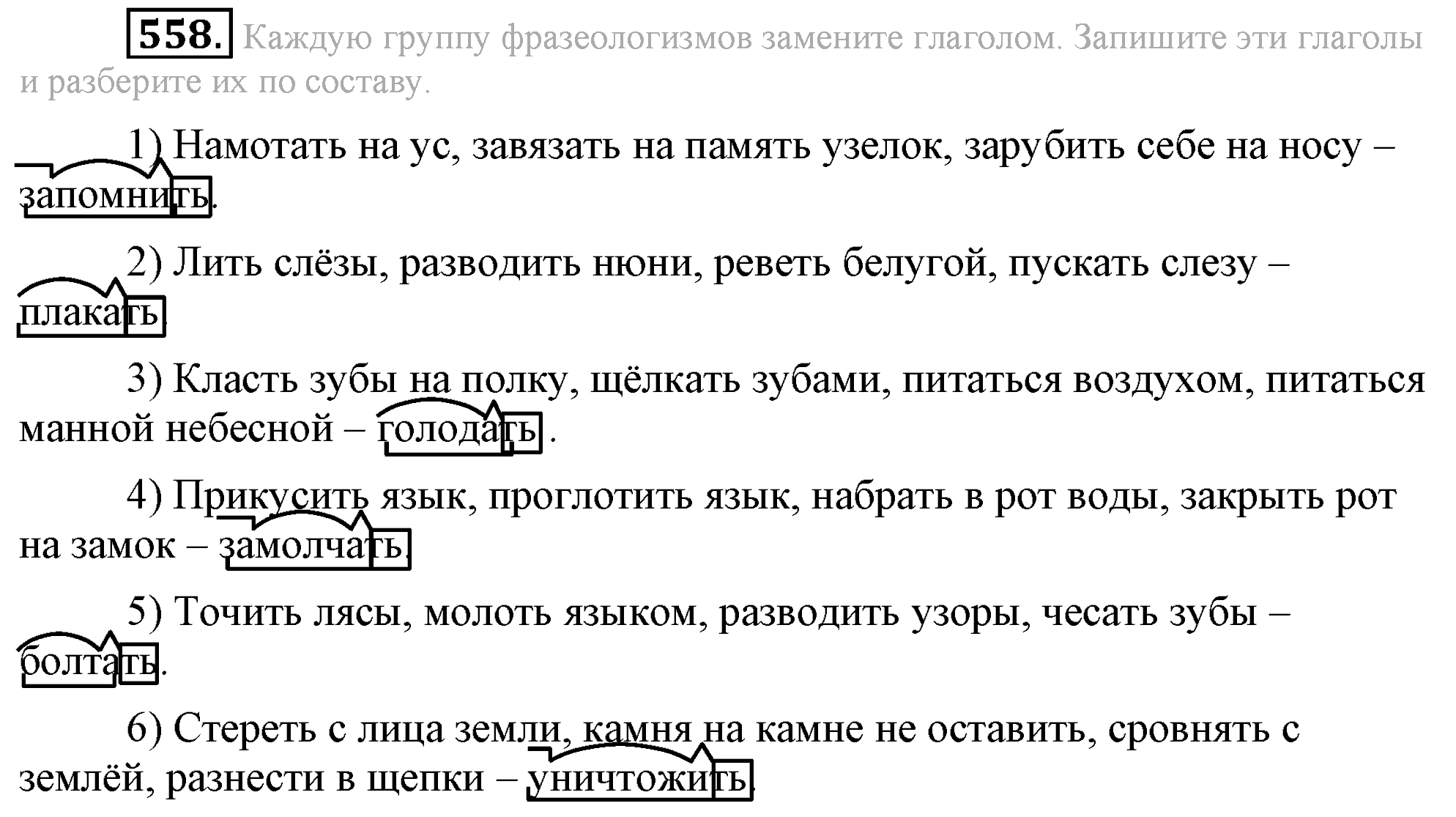 Практика, 7 класс, М.М. Разумовская, 2009, задача: 558