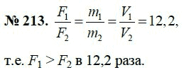 Сборник задач по физике, 7 класс, А.В. Перышкин, 2010, задание: 213