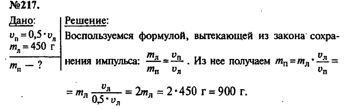 Сборник задач, 7 класс, Лукашик, Иванова, 2001-2011, задача: 217