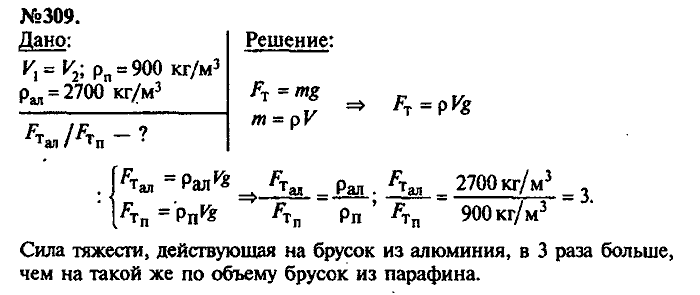 Сборник задач, 7 класс, Лукашик, Иванова, 2001-2011, задача: 309