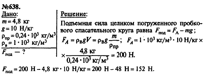 Сборник задач, 7 класс, Лукашик, Иванова, 2001-2011, задача: 638