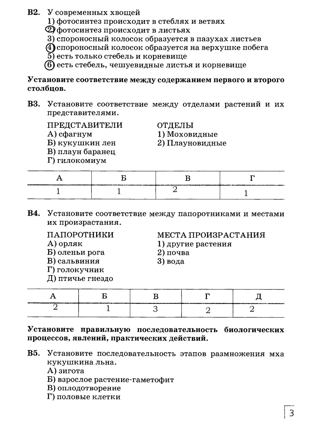 Рабочая тетрадь, 7 класс, Захаров В.Б., Сонин Н.И., 2015, задание: стр. 35