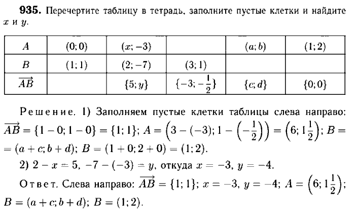 Геометрия, 7 класс, Атанасян, Бутузов, Кадомцев, 2003-2012, Геометрия 9 класс Атанасян Задание: 935