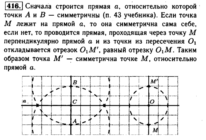 Геометрия, 7 класс, Атанасян, Бутузов, Кадомцев, 2003-2012, Геометрия 8 класс Атанасян Задание: 416
