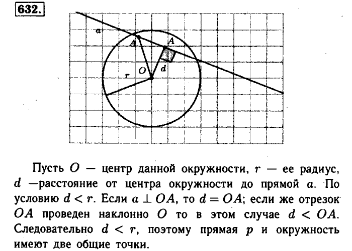 Геометрия, 7 класс, Атанасян, Бутузов, Кадомцев, 2003-2012, Геометрия 8 класс Атанасян Задание: 632