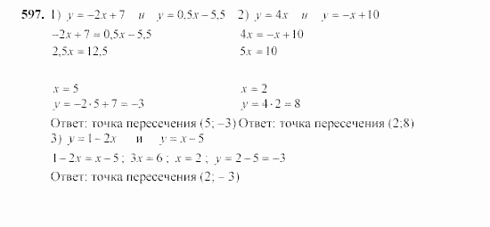 Алгебра, 7 класс, Ш.А. Алимов, 2002 - 2009, §32 Задание: 597