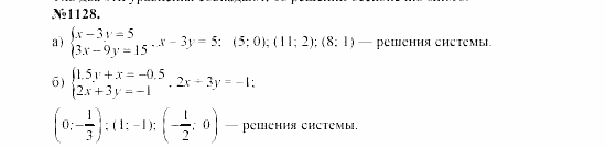 Алгебра, 7 класс, Макарычев, Миндюк, 2003, 41. Системы линейных уравнений с двумя переменными Задание: 1128