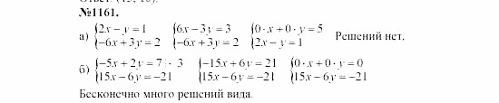 Алгебра, 7 класс, Макарычев, Миндюк, 2003, 43. Способ сложения Задание: 1161