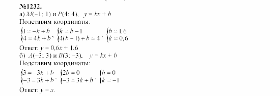Алгебра, 7 класс, Макарычев, Миндюк, 2003, Дополнительные упражнения к §16 Задание: 1232