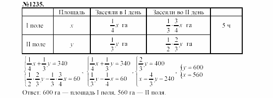 Алгебра, 7 класс, Макарычев, Миндюк, 2003, Дополнительные упражнения к §16 Задание: 1235