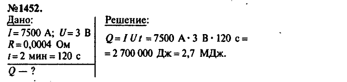 Сборник задач, 8 класс, Лукашик, Иванова, 2001 - 2011, задача: 1452