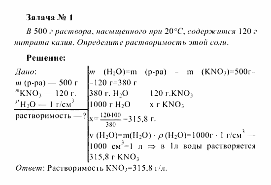 Химия, 8 класс, Рудзитис, Фельдман, 2001-2012, задачи к §§28 (стр. 71) Задача: Задача № 1