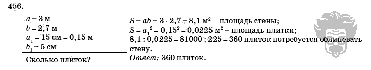 Геометрия, 8 класс, Л.С. Атанасян, 2009, задача: 456