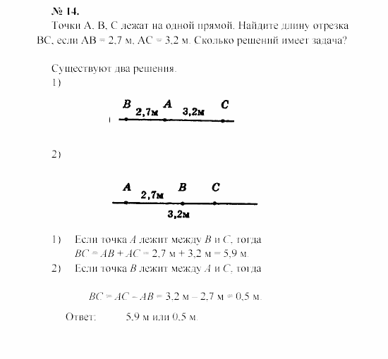 Геометрия, 8 класс, А.В. Погорелов, 2008, Параграф 1 Задание: 14
