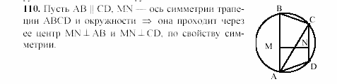 Геометрия, 8 класс, Гусев, Медяник, 2001, Дополнительные задачи Задание: 110