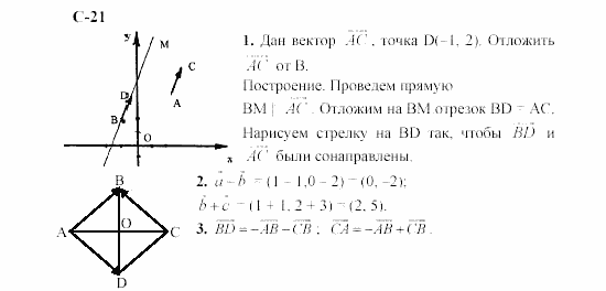 Геометрия, 8 класс, Гусев, Медяник, 2001, Вариант 2 Задание: 21