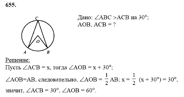 Геометрия, 8 класс, Атанасян Л.С., 2014 - 2016, задание: 655