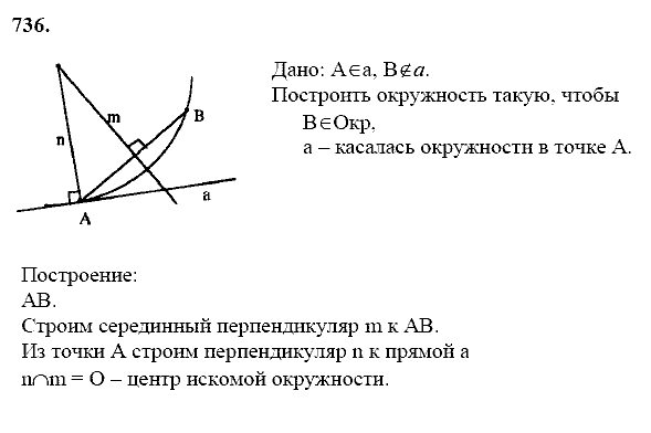 Геометрия, 8 класс, Атанасян Л.С., 2014 - 2016, задание: 736