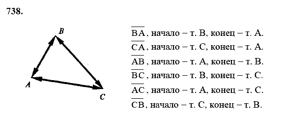 Геометрия, 8 класс, Атанасян Л.С., 2014 - 2016, задание: 738