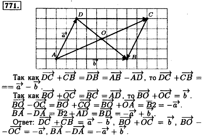 Геометрия, 8 класс, Атанасян, Бутузов, Кадомцев, 2003-2012, Геометрия 8 класс Атанасян Задание: 771