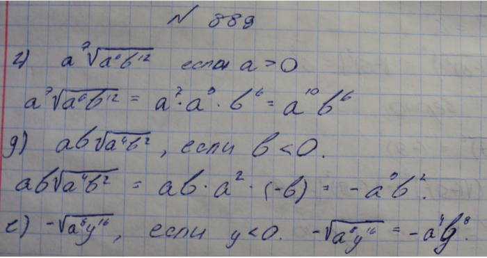 Профильный уровень, 8 класс, Макарычев, 2015, задание: 889