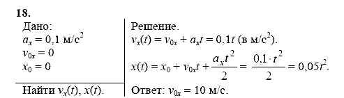 Физика, 9 класс, Перышкин А.В. Гутник Е.М., 2010, задачи для повторения Задание: 18