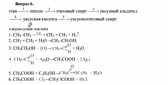Химия, 9 класс, О.С. Габриелян, 2011 / 2004, § 38 Задание: 6