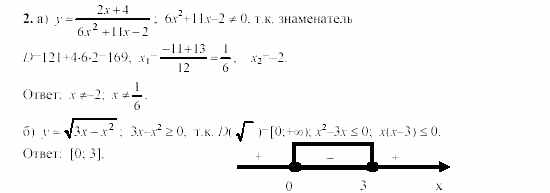 Дидактические материалы, 9 класс, Макарычев, Миндюк, 2003, Вариант 4 Задача: 2