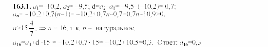 Сборник заданий, 9 класс, Кузнецова, Бунимович, 2002, Неравенства Задание: 163-1