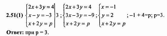 Сборник заданий для подготовки к ГИА, 9 класс, Кузнецова, Суворова, 2010, 2. Уравнения и системы уравнений Задание: 2.51(1)